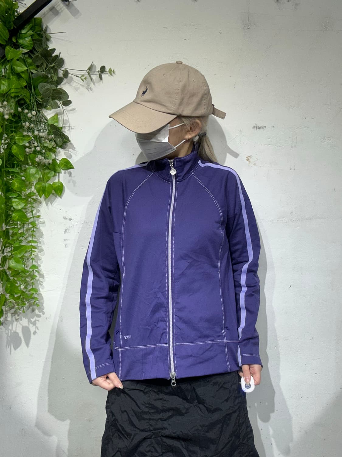 00s 나이키 퍼플 골프 사이드 라인 트랙탑 져지 90 상품이미지2