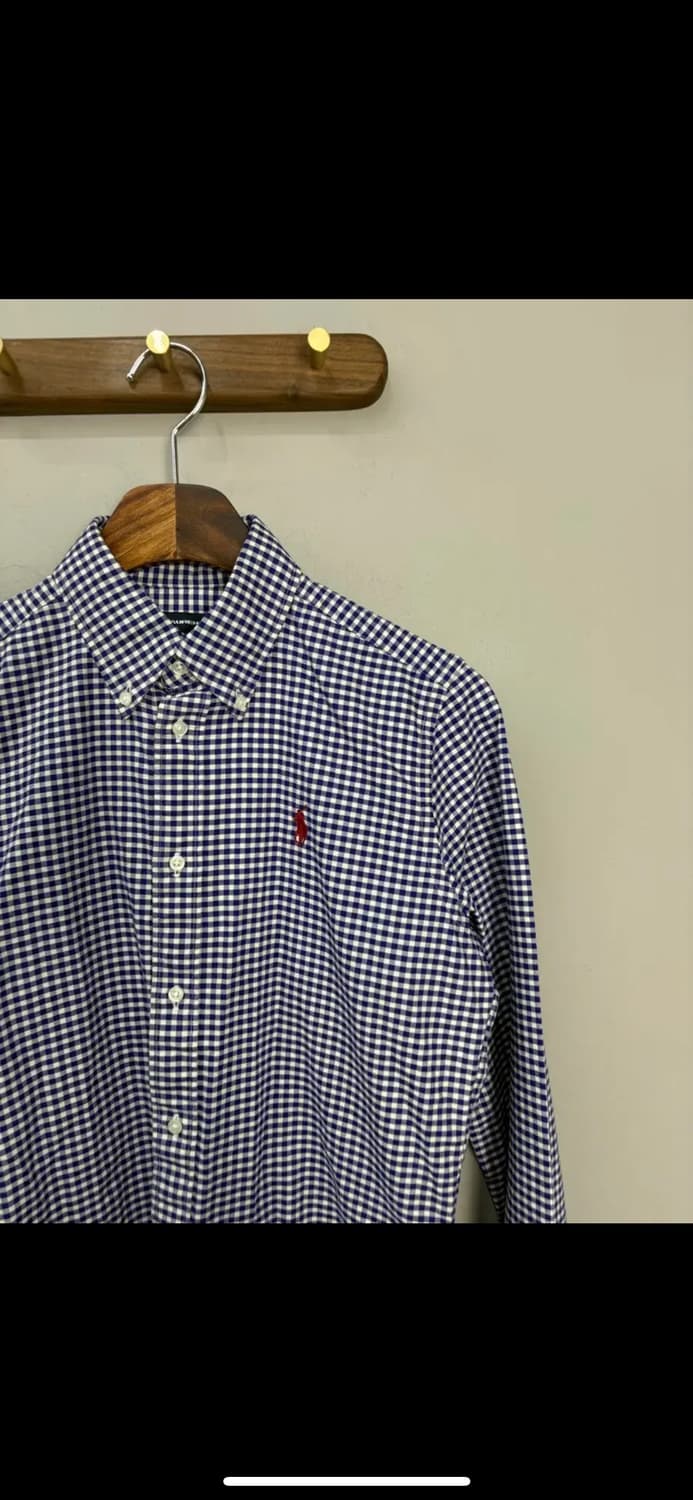 폴로 랄프로렌 깅엄체크 셔츠 H1644 상품이미지3