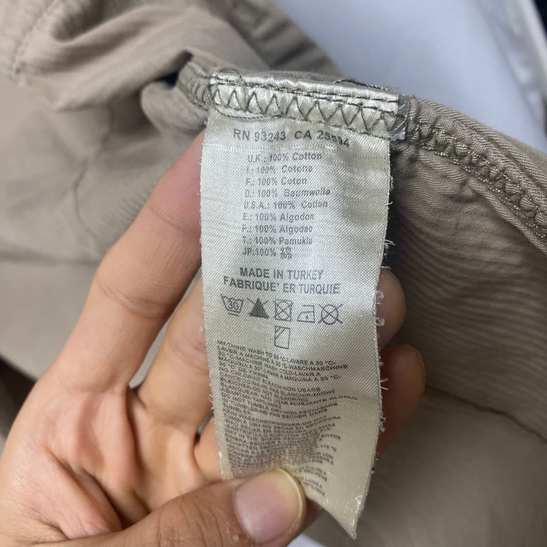 디젤 셔츠자켓 베이지 S 상품이미지5
