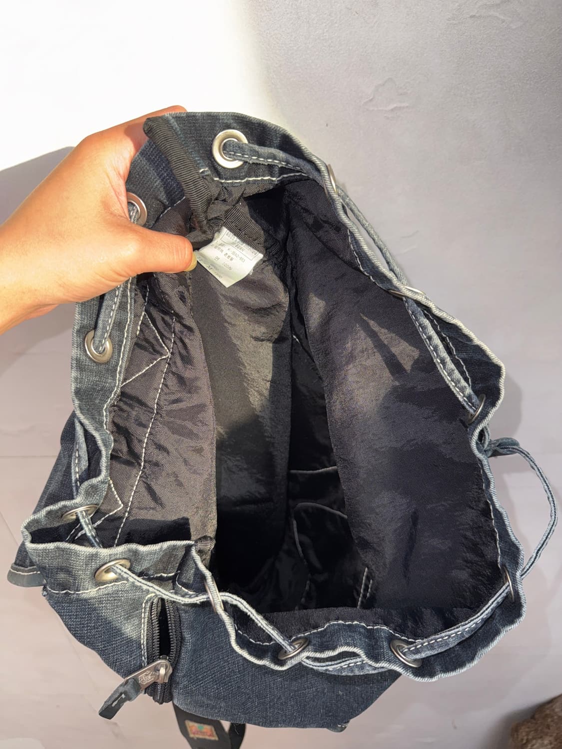Lucas washing denim multi pocket 백팩 상품이미지5