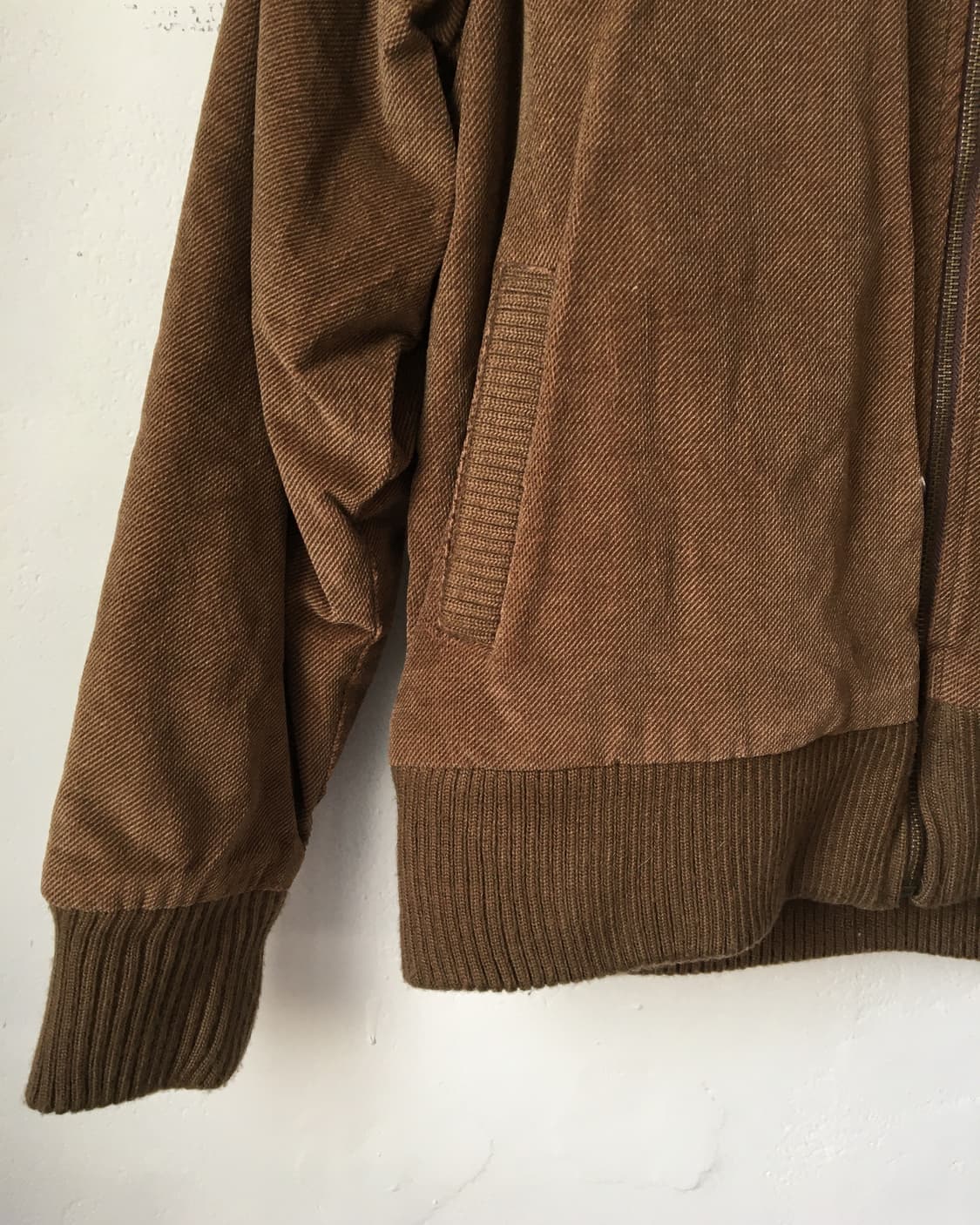 Ribbed neck point corduroy jacket 상품이미지6