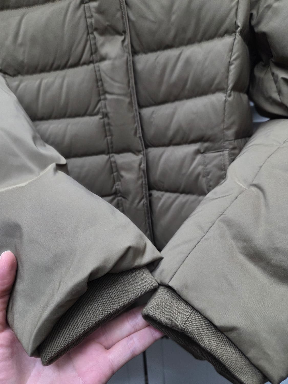 헤지스 구스다운 패딩 상품이미지4