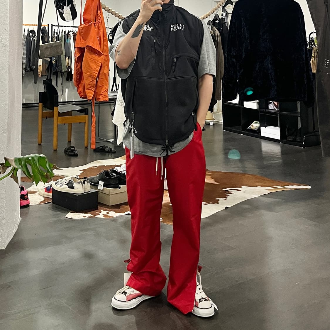 메종 미하라 야스히로 성조기 피터슨 하이탑 상품이미지5