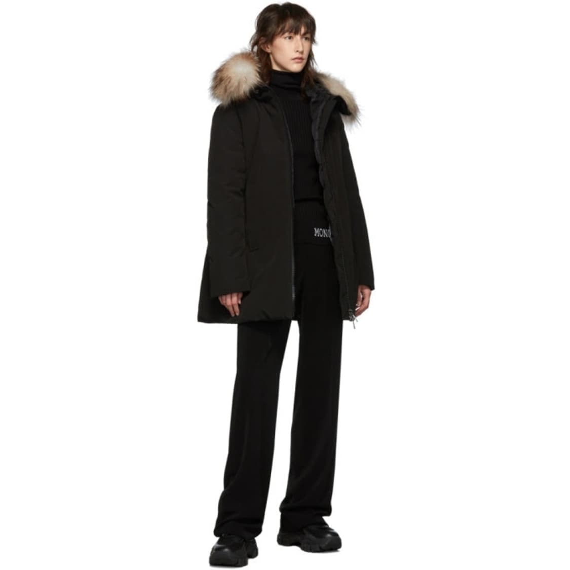 몽클레어 여성용 폭스퍼 패딩 BLAVET(블랙,1사이즈) 상품이미지10