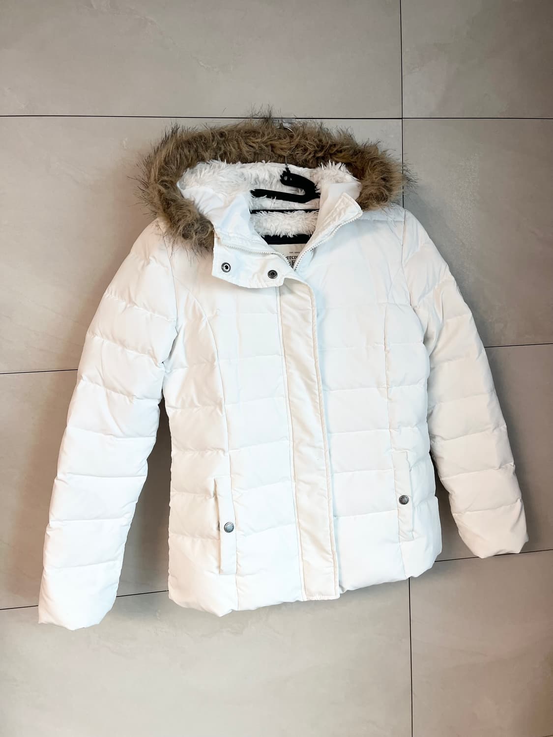 아베크롬비 울프죠 화이트 패딩 (M) 상품이미지2