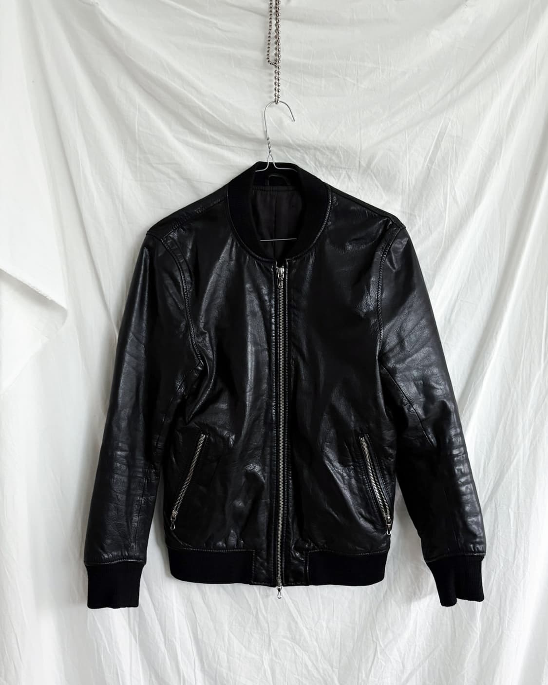 julius 율리우스 전시 샘플 레더 봄버 상품이미지4