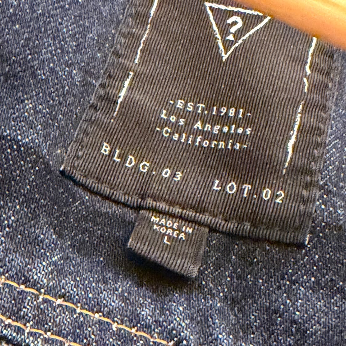 guess 게스 빈티지 버튼 데님 청자켓  L (W) 상품이미지6