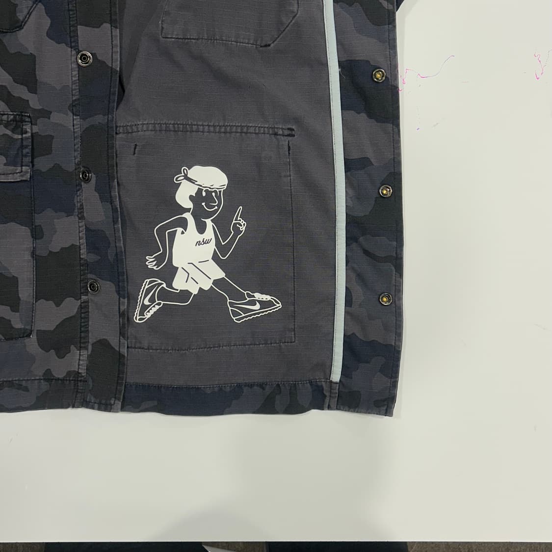 Nike 나이키 NSW 네이비 카모 자켓 상품이미지9