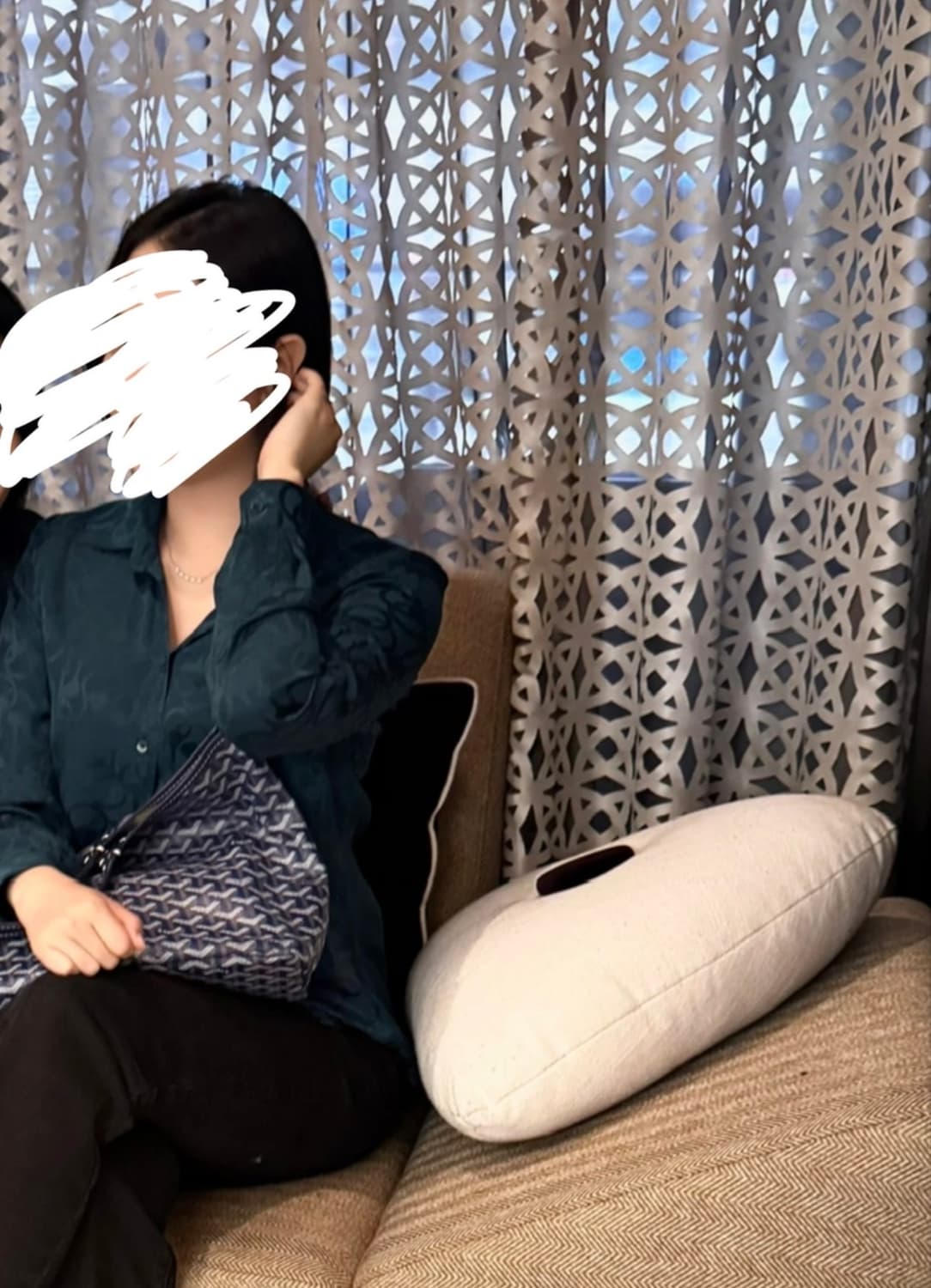 구찌 실크100 홀스빗 블라우스 상품이미지8