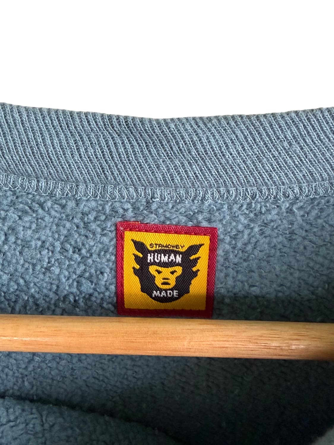 (새제품) 휴먼메이드 츠리아미 맨투맨 블루 L 상품이미지3