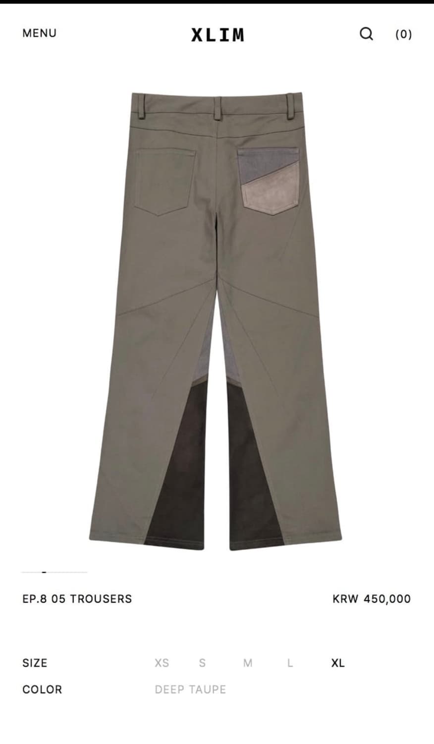 구매) 엑슬림 ep8 05 trousers S 상품이미지1