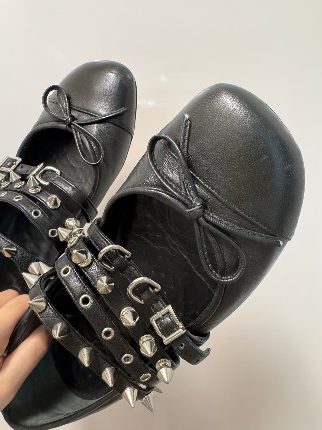 Abra 아브라 spike ballerina flats / size 37 상품이미지3