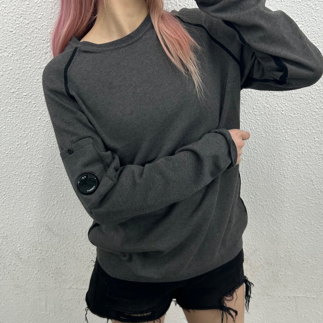 CP컴퍼니 사이드 와펜 그레이 롱슬리브 상품이미지6