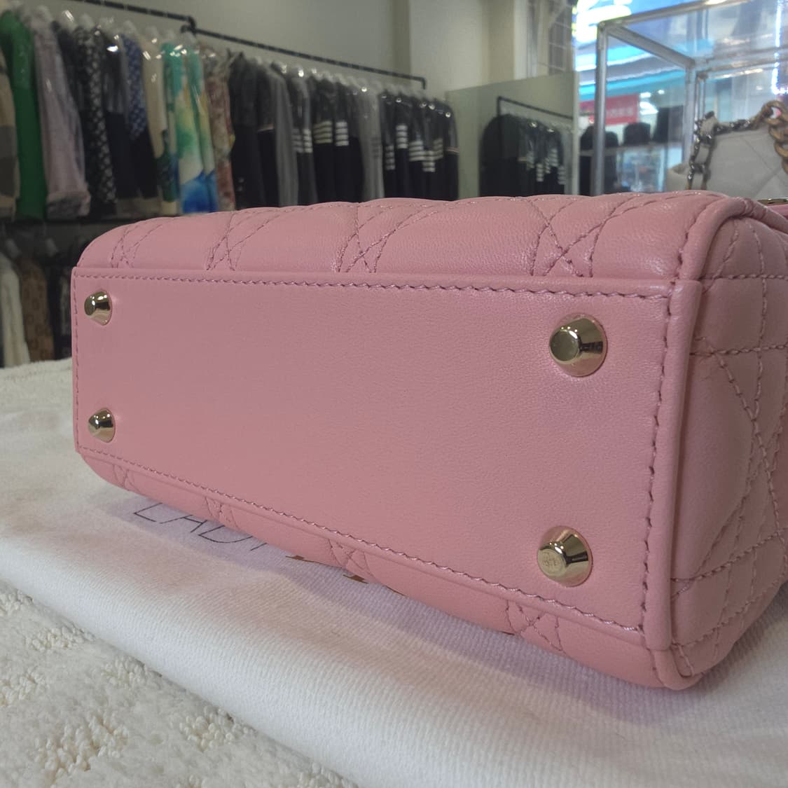 [중고/정품] 디올 레이디백 미니 엔틱 핑크 상품이미지6