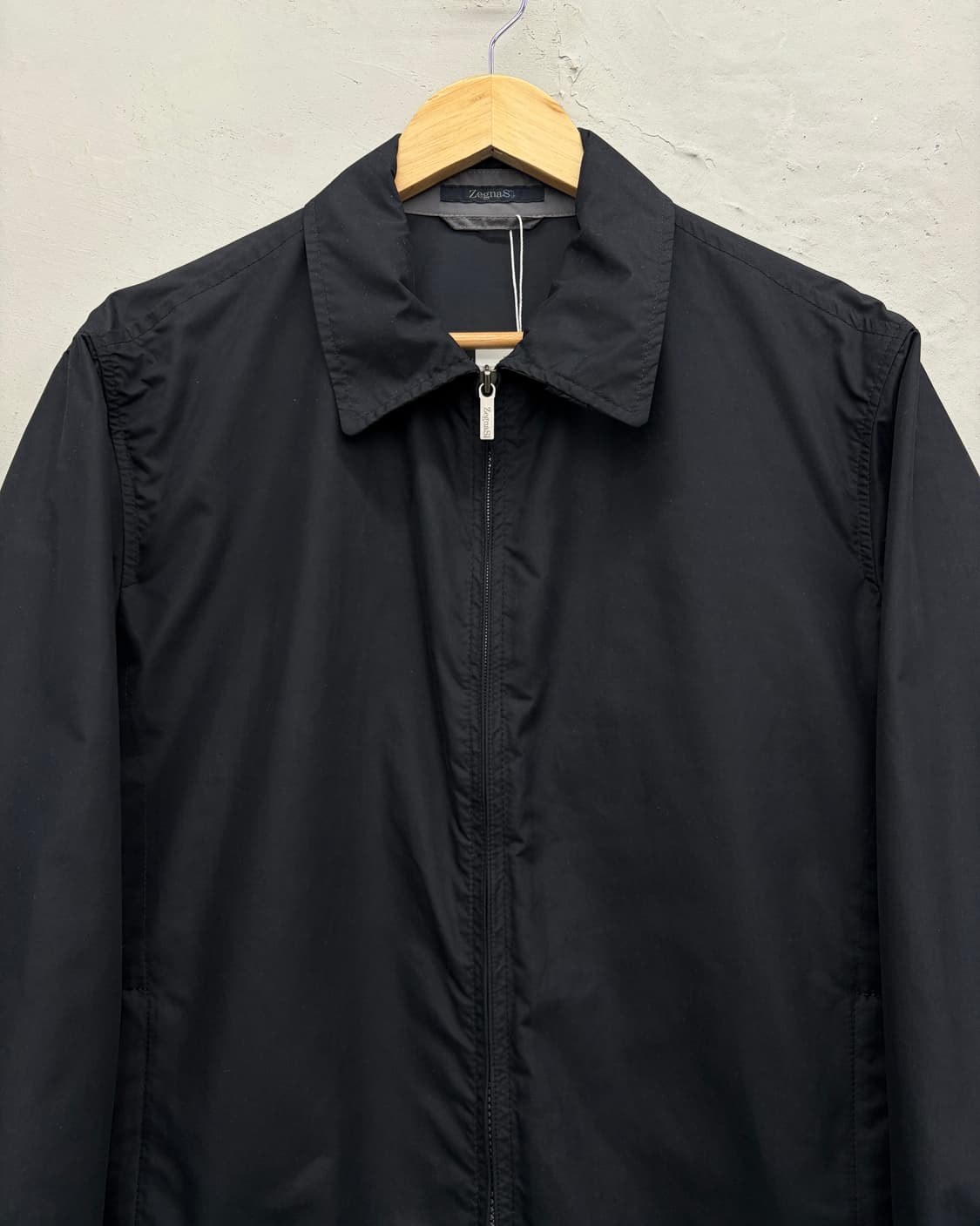 에르메네질도 제냐 스포츠 90s 폴리쉘 집업 자켓 상품이미지2