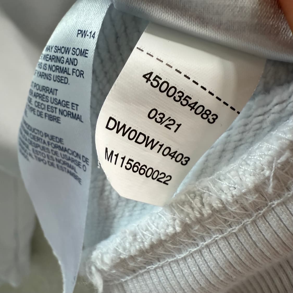 [S] 타미진스 화이트 후드티 상품이미지7