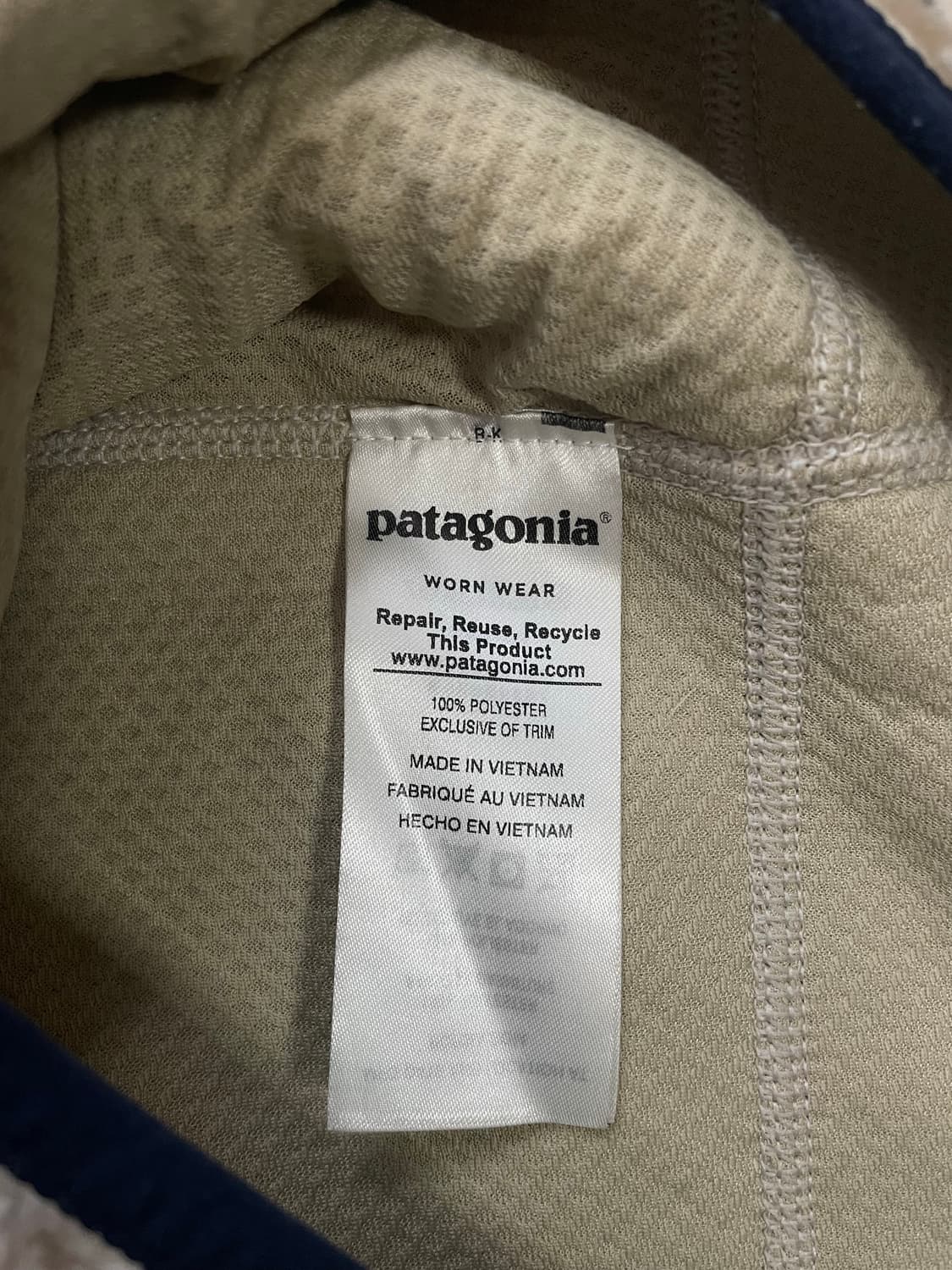 파타고니아 레트로 파일 베스트 아이보리 S (90-95) 상품이미지6