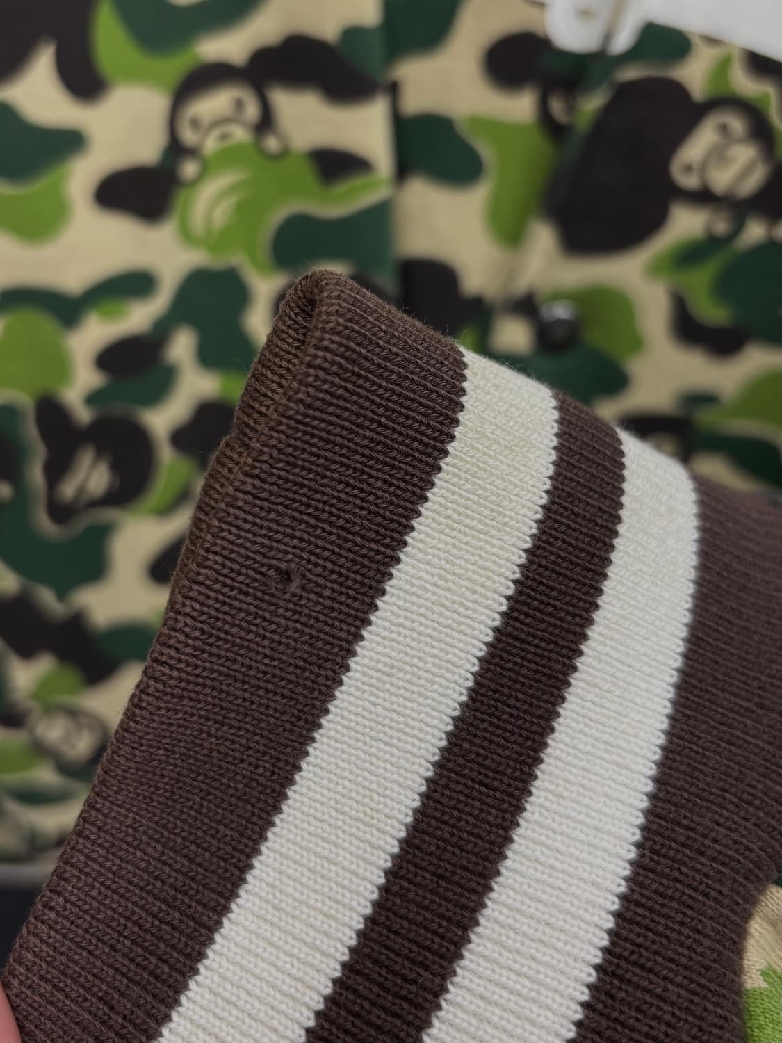 베이프 베이비 마일로 카모 바시티 자켓 상품이미지6