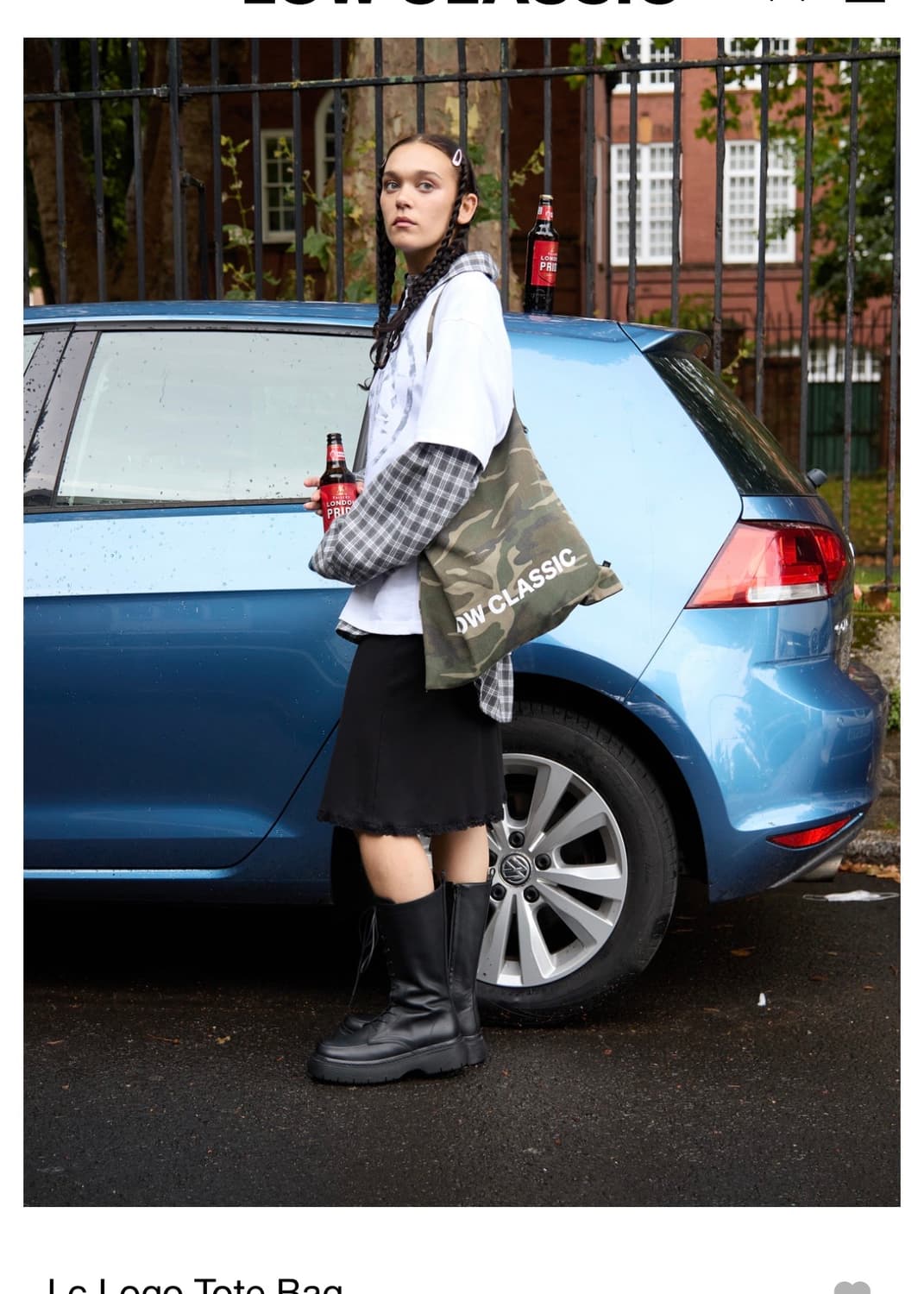 로우클래식 카모 토트백 상품이미지3