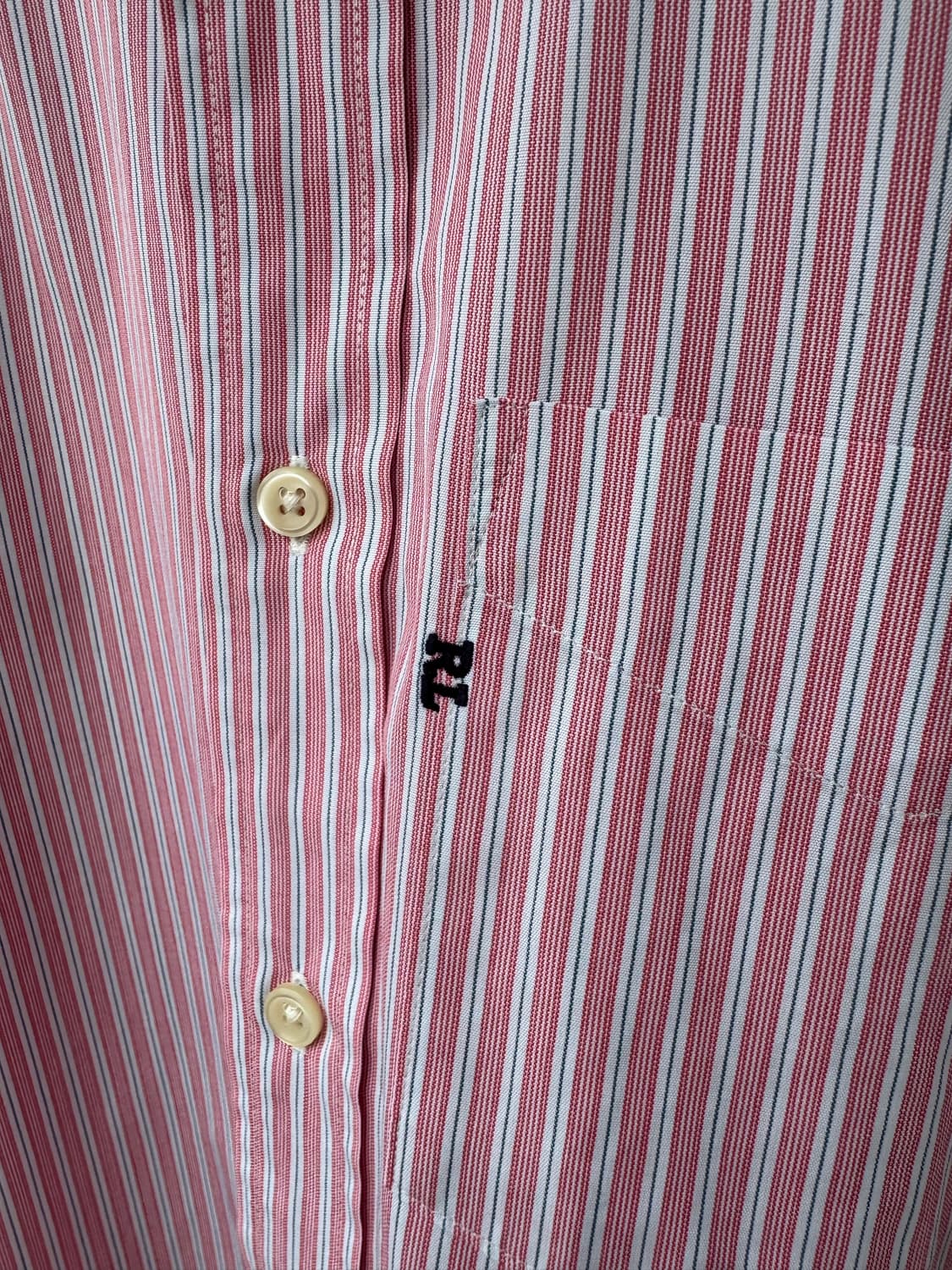 [Polo Jeans] 폴로 진스 빈티지 레드 스트라이프 버튼다운 셔츠 상품이미지3