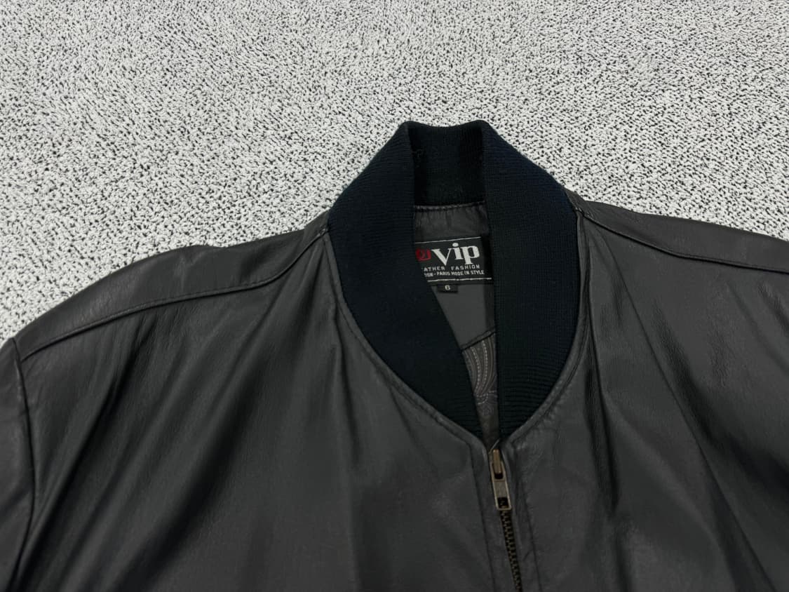 카우레더 블루종자켓 상품이미지4