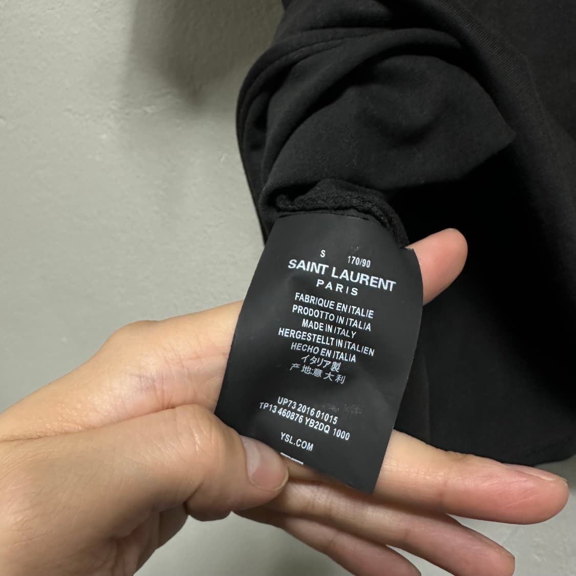 생로랑 로고 프린팅 티셔츠 상품이미지8