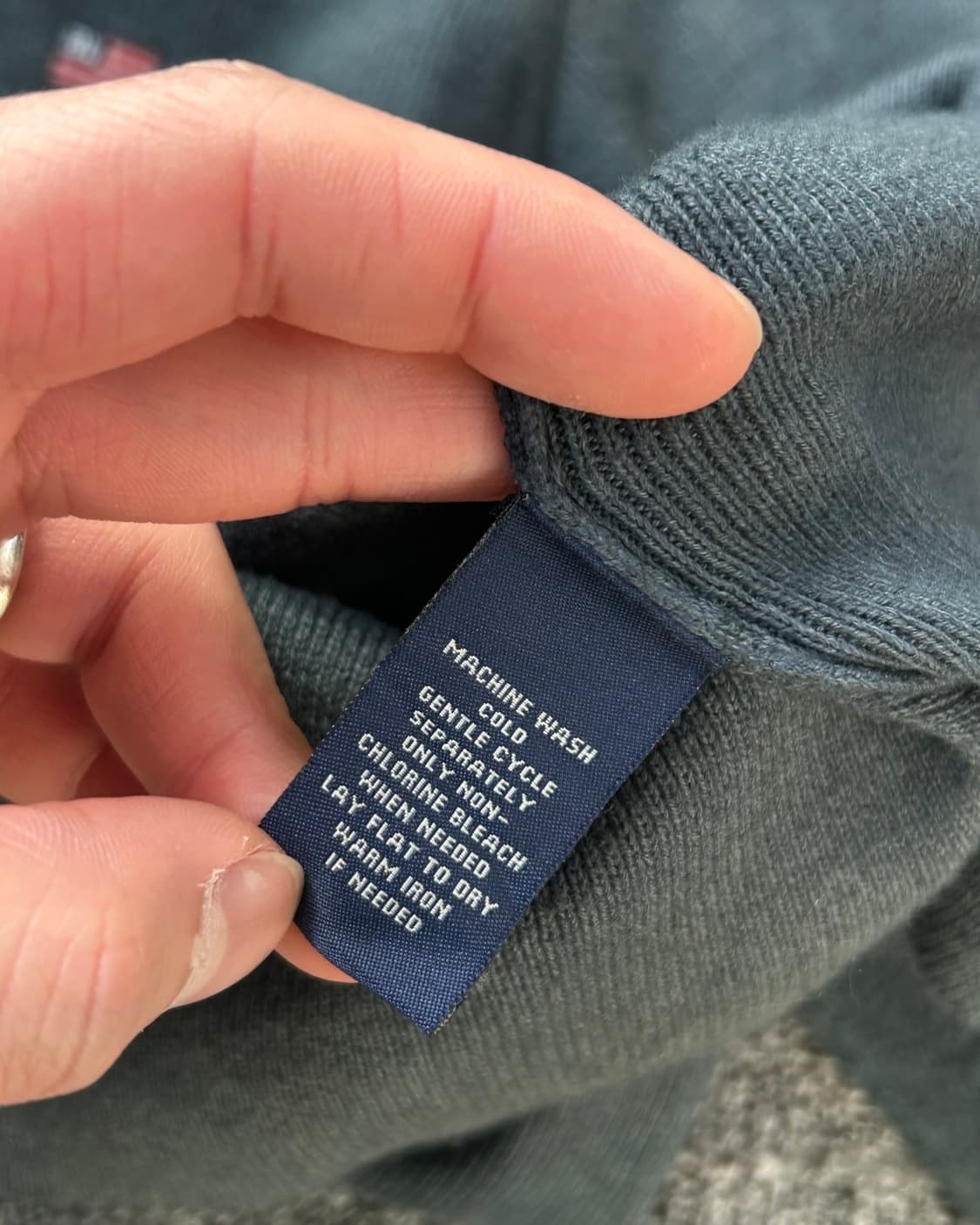 폴로 랄프로렌 진스 성조기 하프집업 니트 상품이미지8