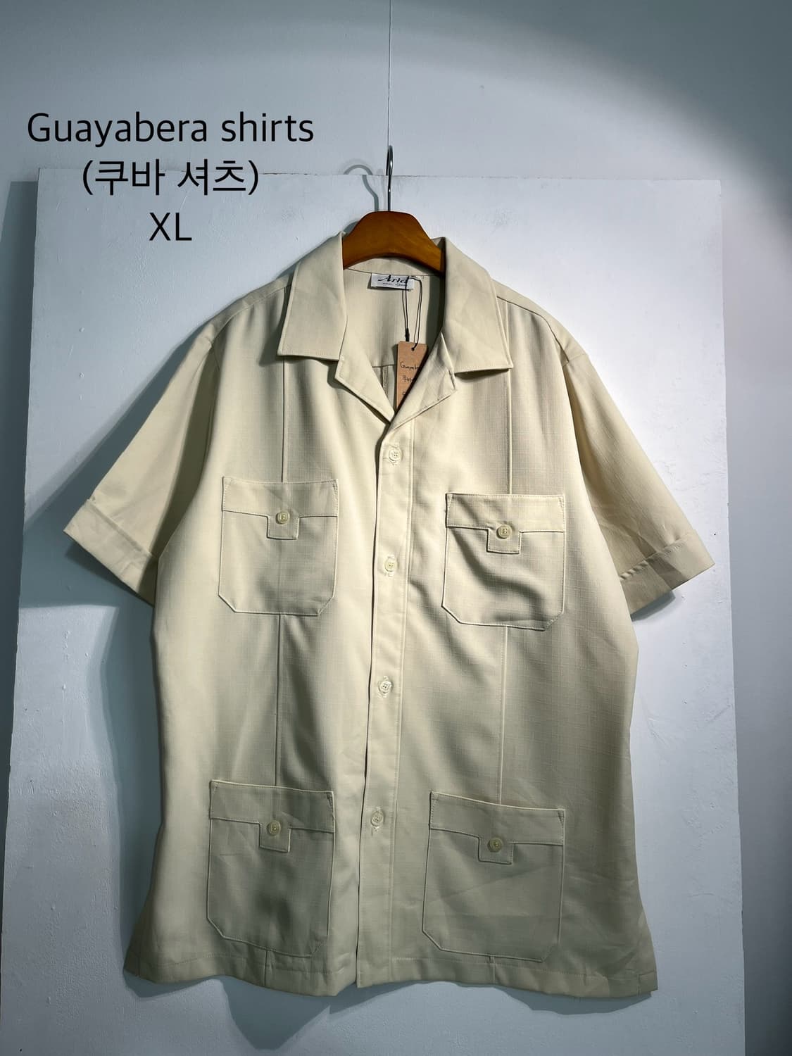 Guayabera shirts (쿠바 셔츠) XL 상품이미지1