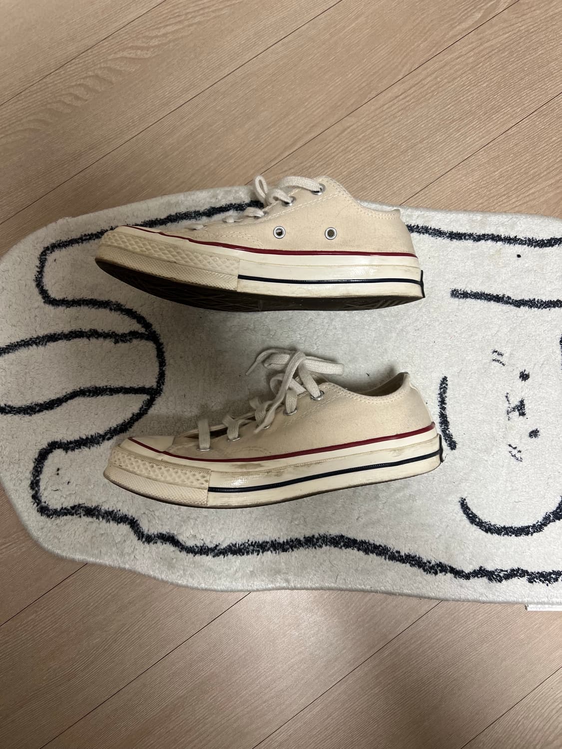 컨버스 척테일러 아이보리 로우 225 상품이미지2