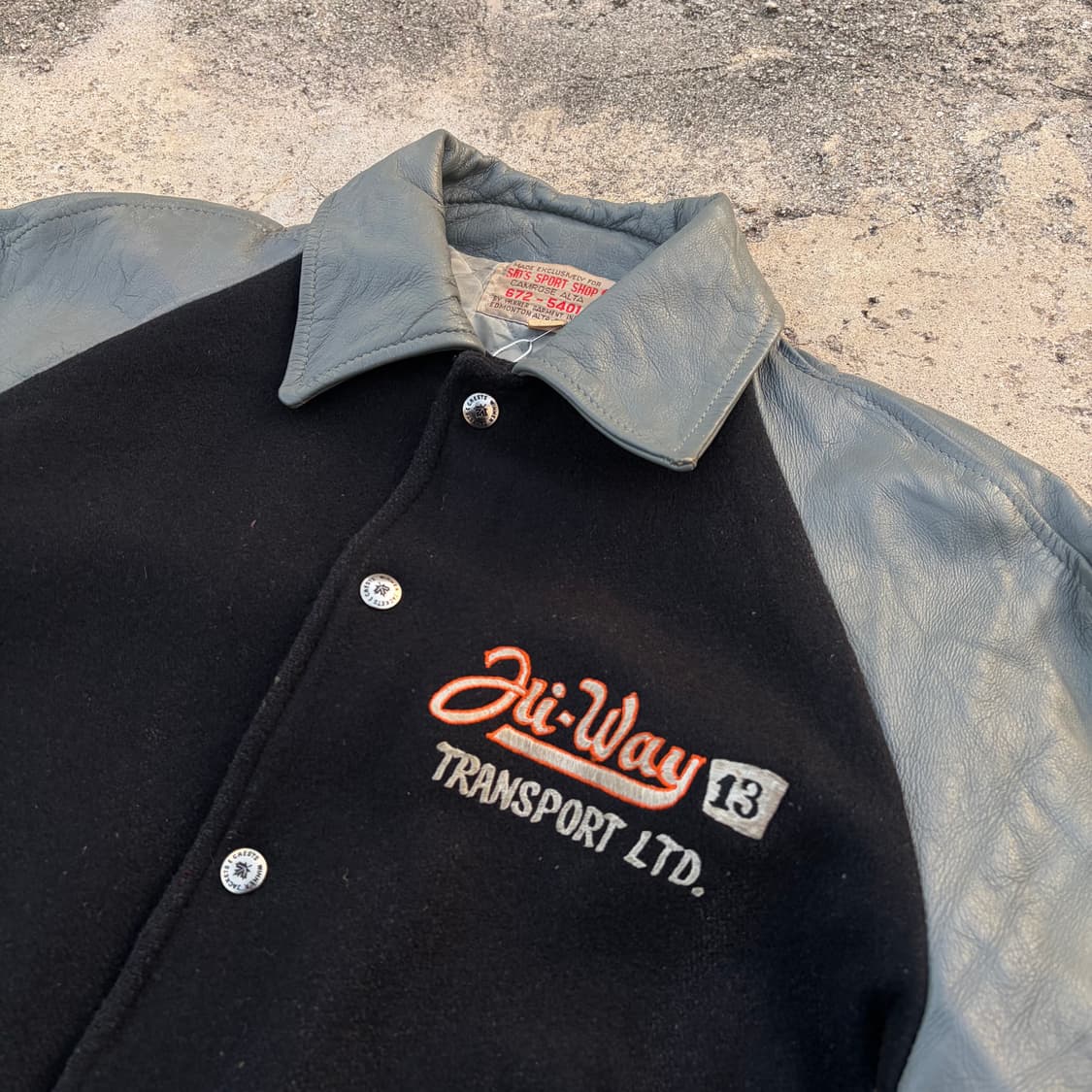 70s CANADA 빈티지 울 바시티 자켓 S 상품이미지5