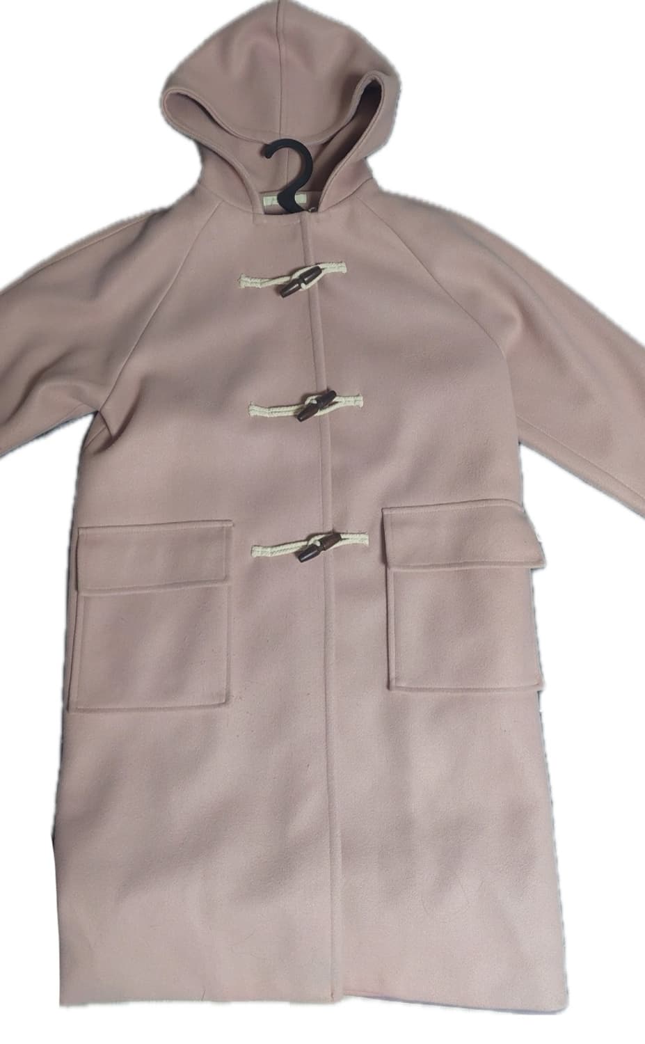 고고싱  핑크 후드 떡볶이 코트  상품이미지1