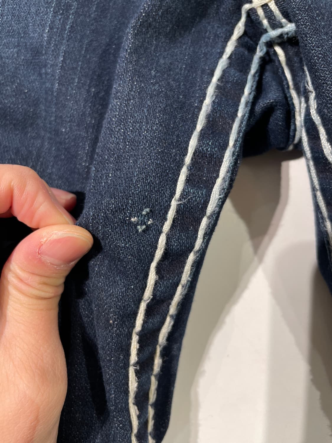 트루 릴리전 조이 슈퍼T 진청 부츠컷 데님 팬츠 상품이미지10