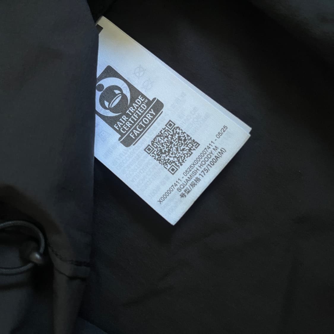 아크테릭스 스쿼미시 후디 M M/M 블랙 상품이미지3