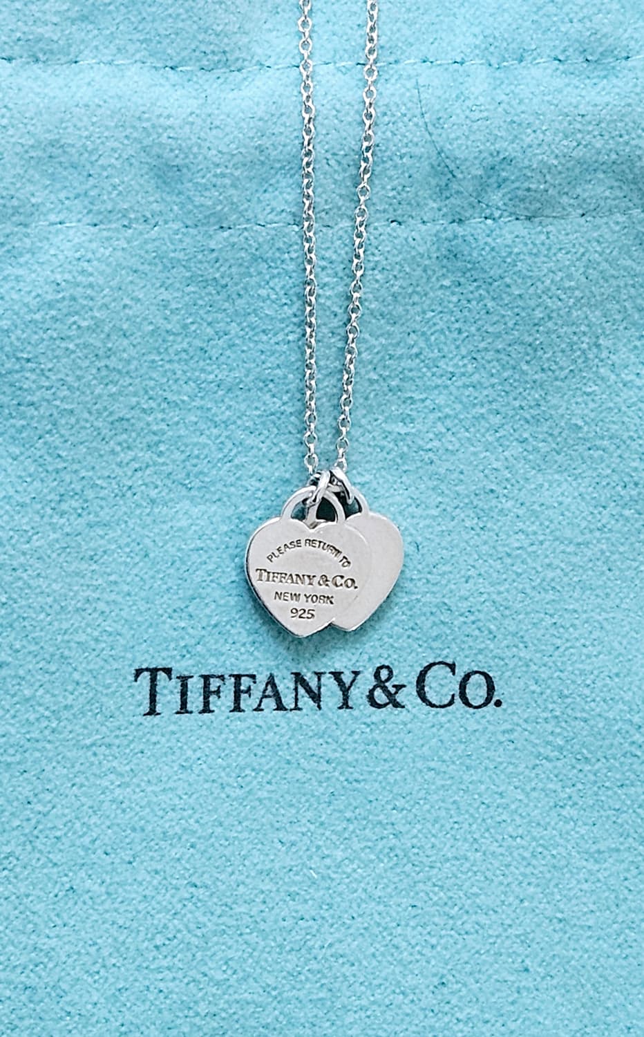 티파니앤코 리턴투 더블하트 미니 실버 목걸이 [정품] 상품이미지1