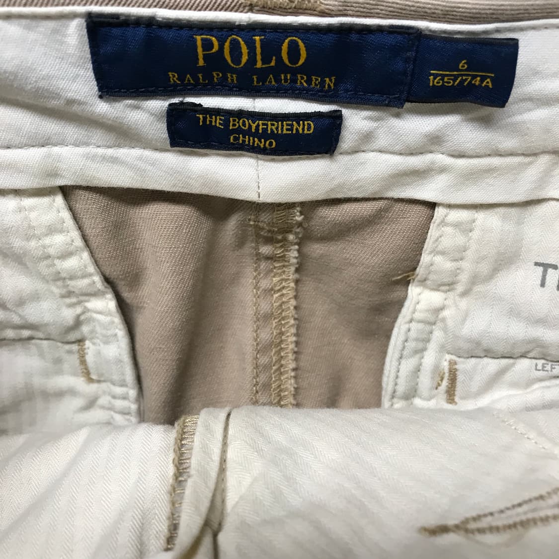 폴로 랄프로렌 치노 팬츠 베이지 6(W) 상품이미지5