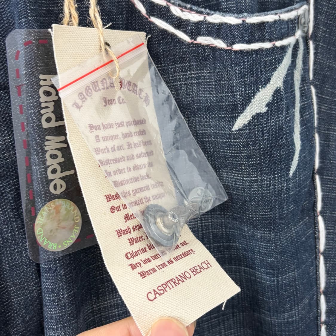 (새상품) 라구나 비치 데님 팬츠 상품이미지8