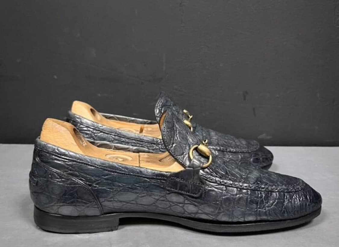 GUCCI 구찌 홀스빗 로퍼(크로커다일 스킨-악어가죽)6사이즈-해외발송 상품이미지5