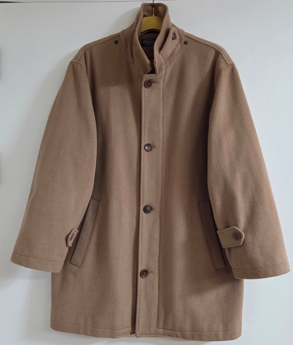 90' 폴로 랄프로렌 오버핏 하프 모직 자켓 상품이미지2