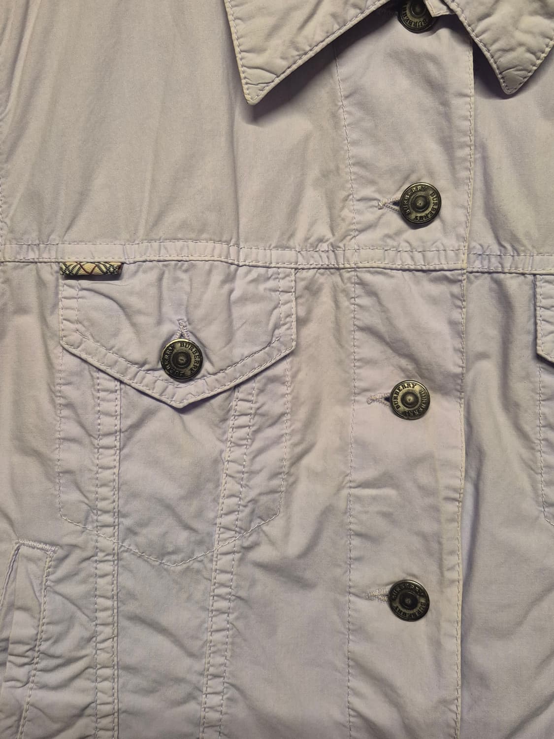 BURBERRY PURPLE CROP SHIRT 상품이미지4