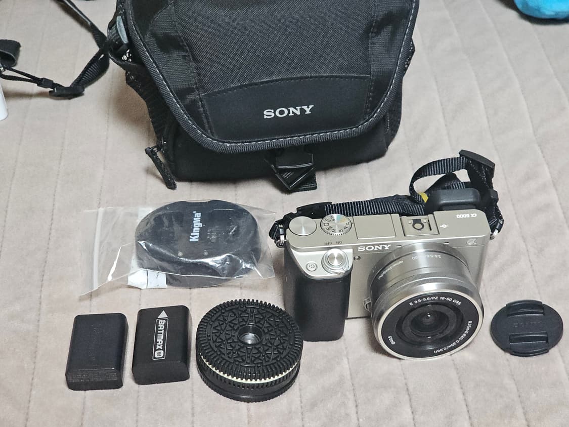 소니 a6000 미러리스 카메라(16-50렌즈+오레오 렌즈) 상품이미지1