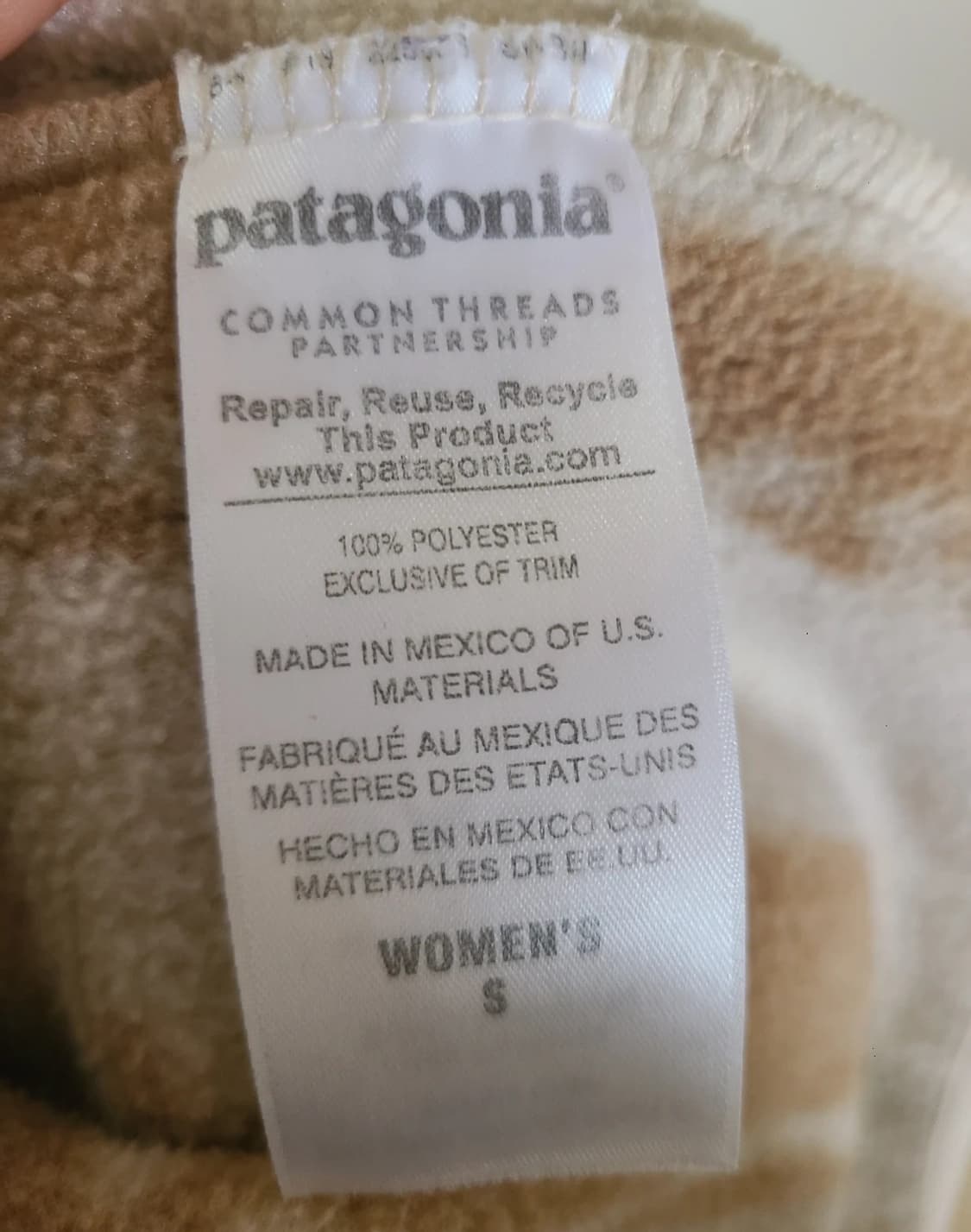 [S] 파타고니아 우먼스 신칠라 스냅-T 플리스 상품이미지6