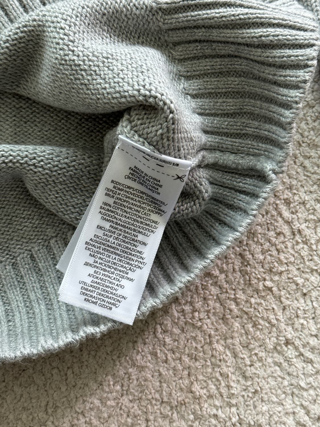 (새상품/정품) 폴로랄프로렌 코튼 크루넥 니트(남성S) 상품이미지4