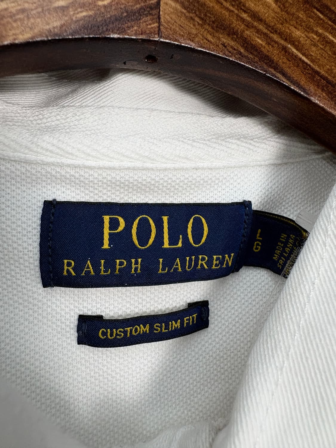 폴로랄프로렌 신형 성조기 백로고 화이트 카라넥하프티셔츠  A3628  상품이미지6