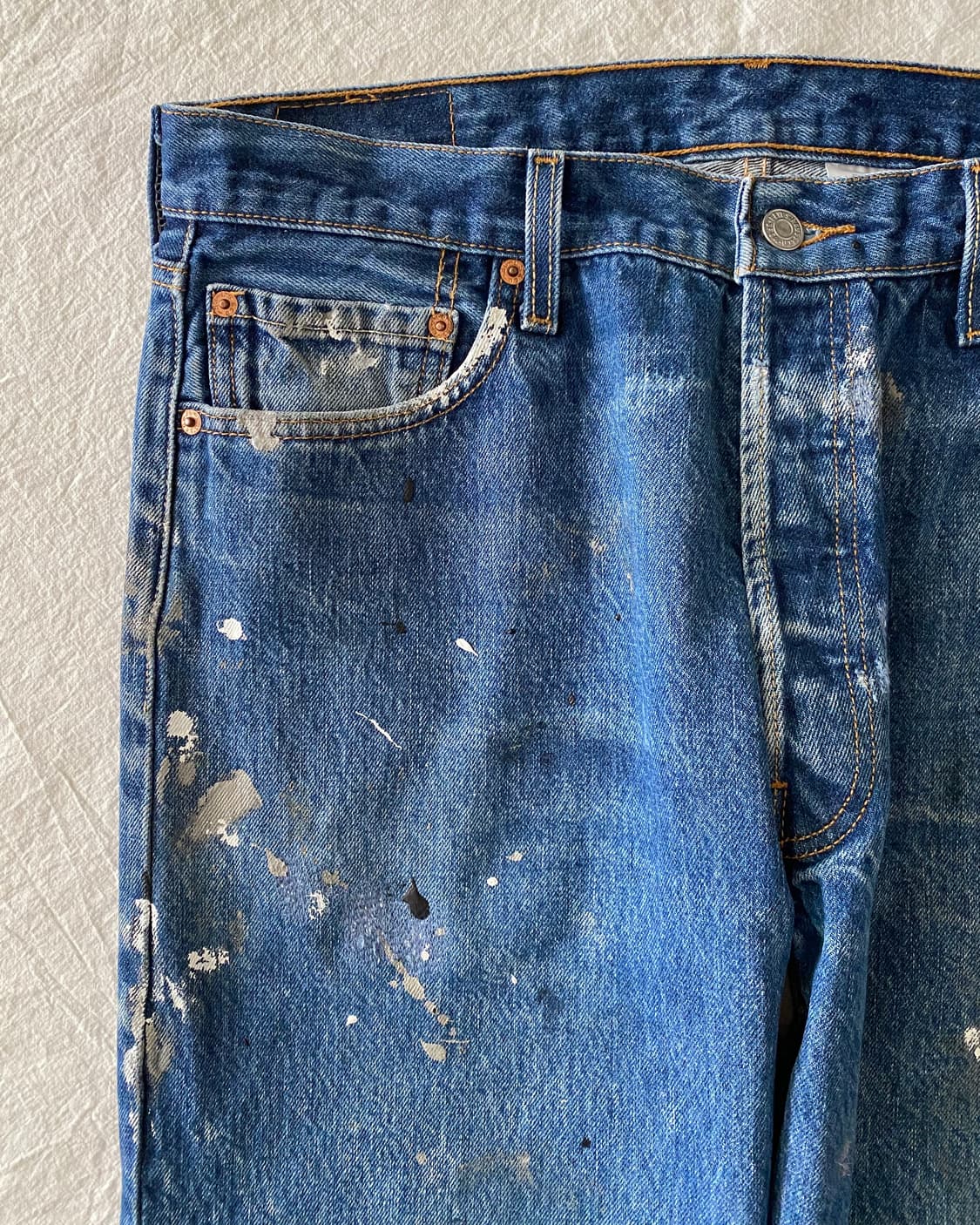 리바이스 501 페인팅 데님 팬츠 상품이미지5