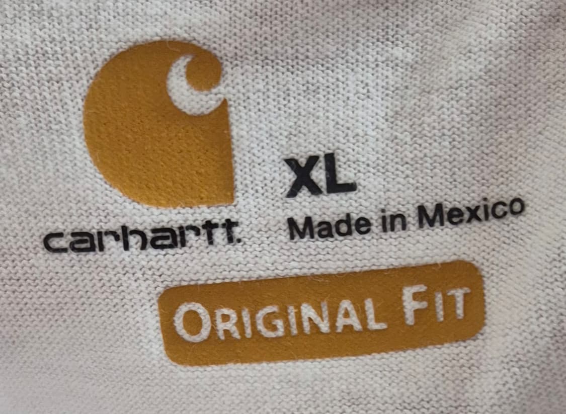 XL ) 칼하트 오리지널핏 화이트 포켓 반팔티 상품이미지3