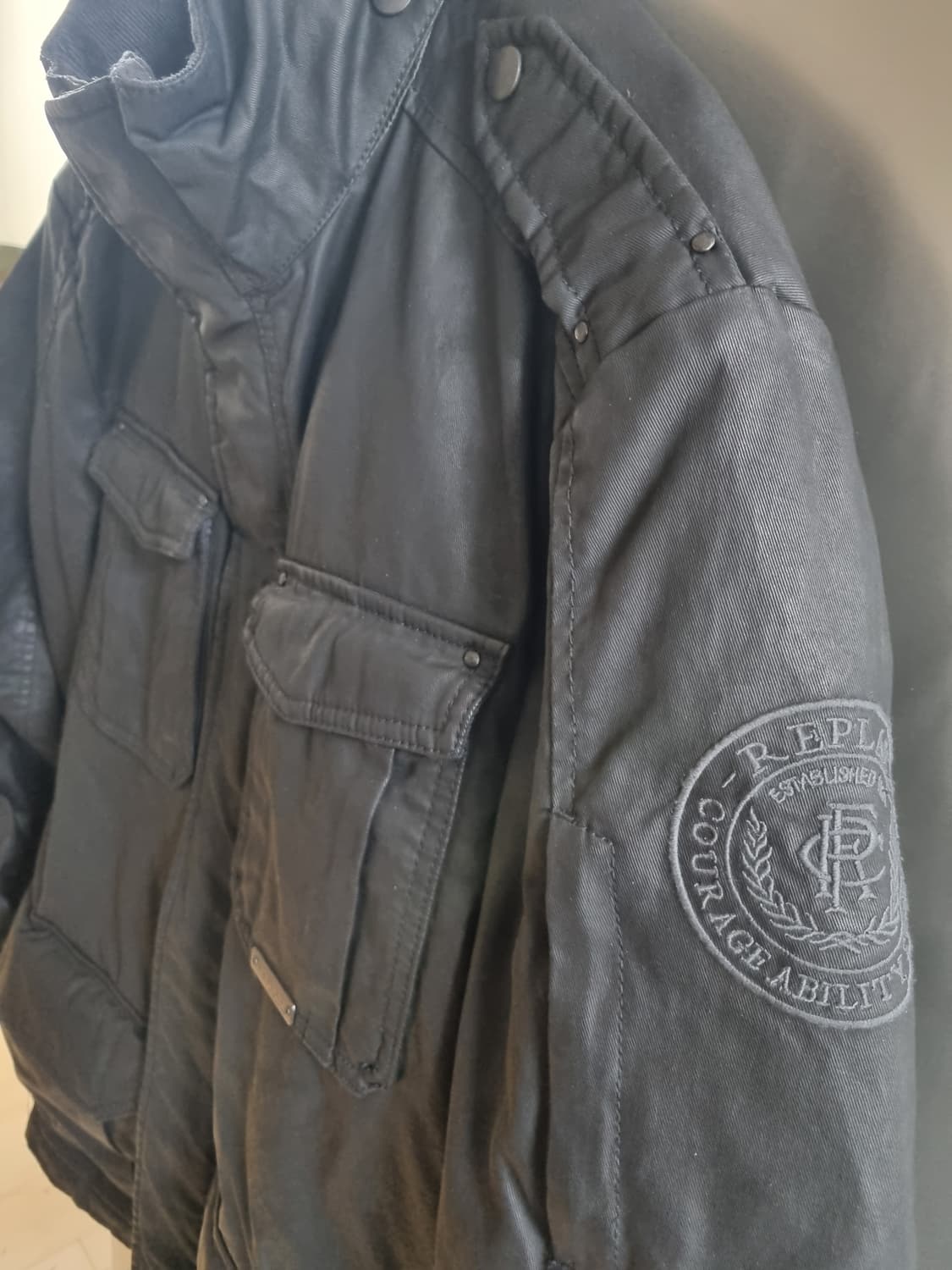 Replay wax-coated hunting jacket 상품이미지3