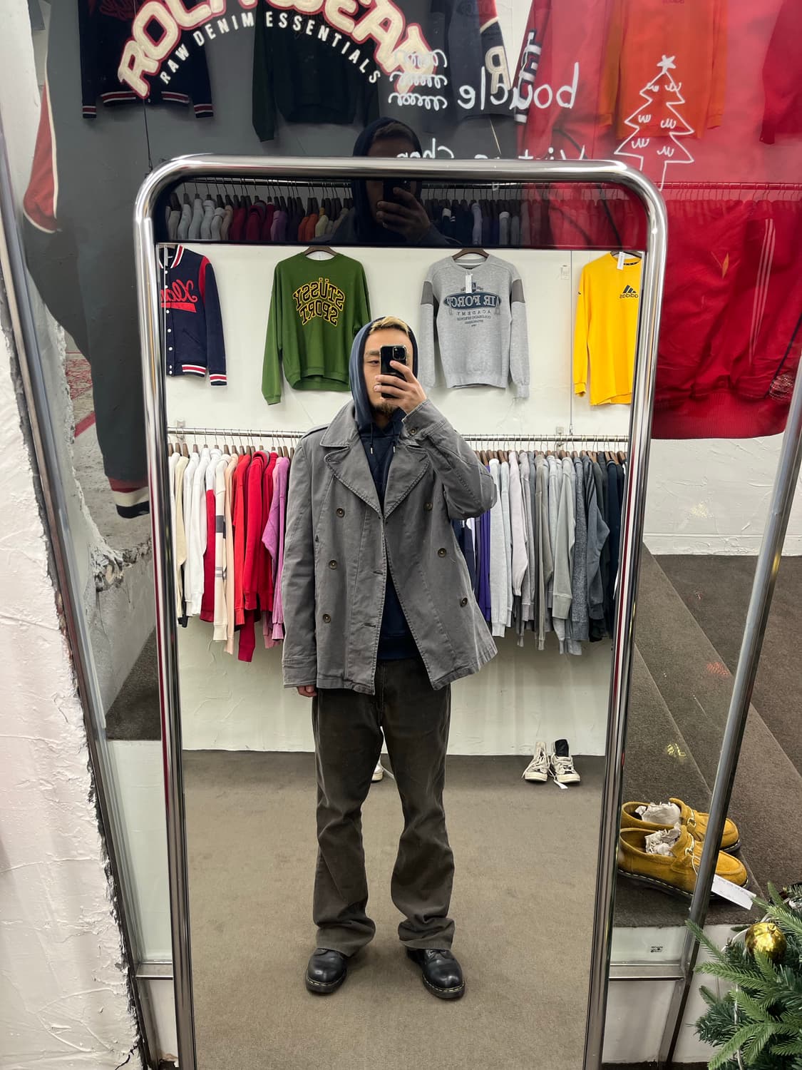 코튼 피코트 made in USA 상품이미지8