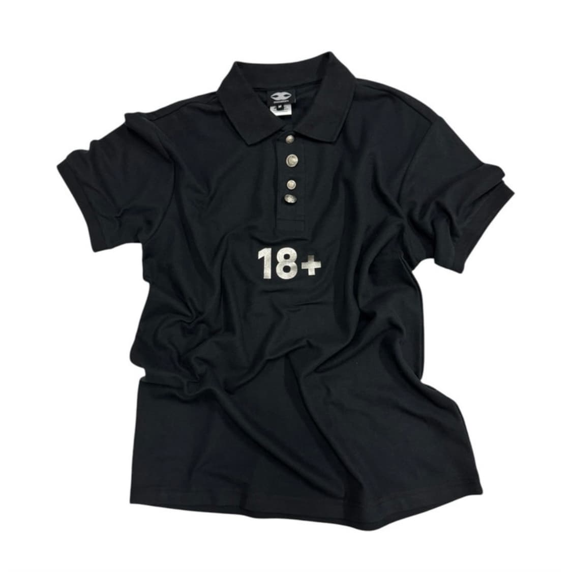 18+ polo tee black m size 삽니다 (판매X) 상품이미지1