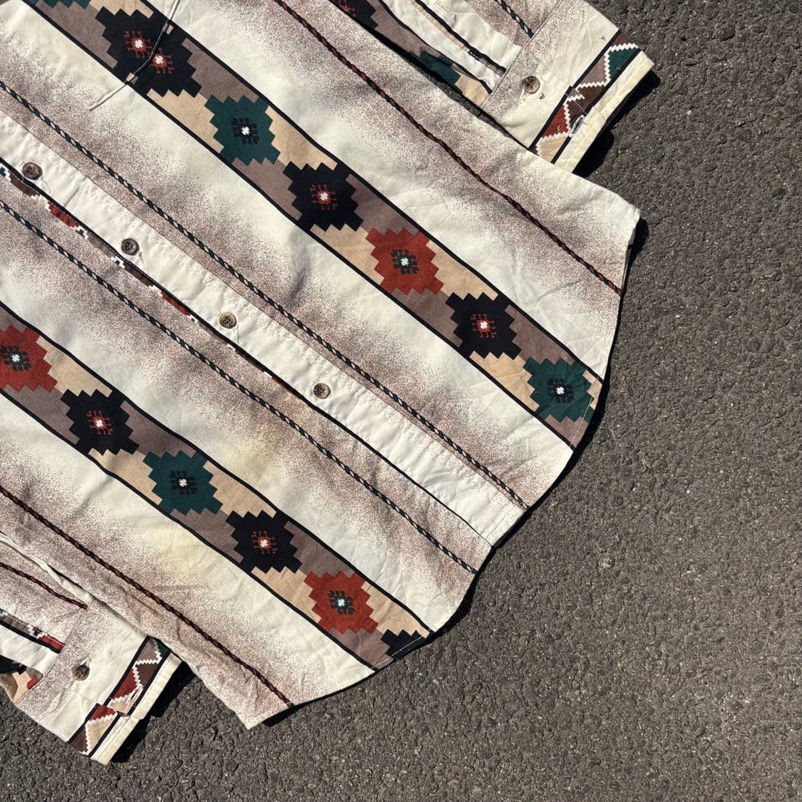 빈티지 팬핸들 슬림 웨스턴 셔츠 상품이미지6