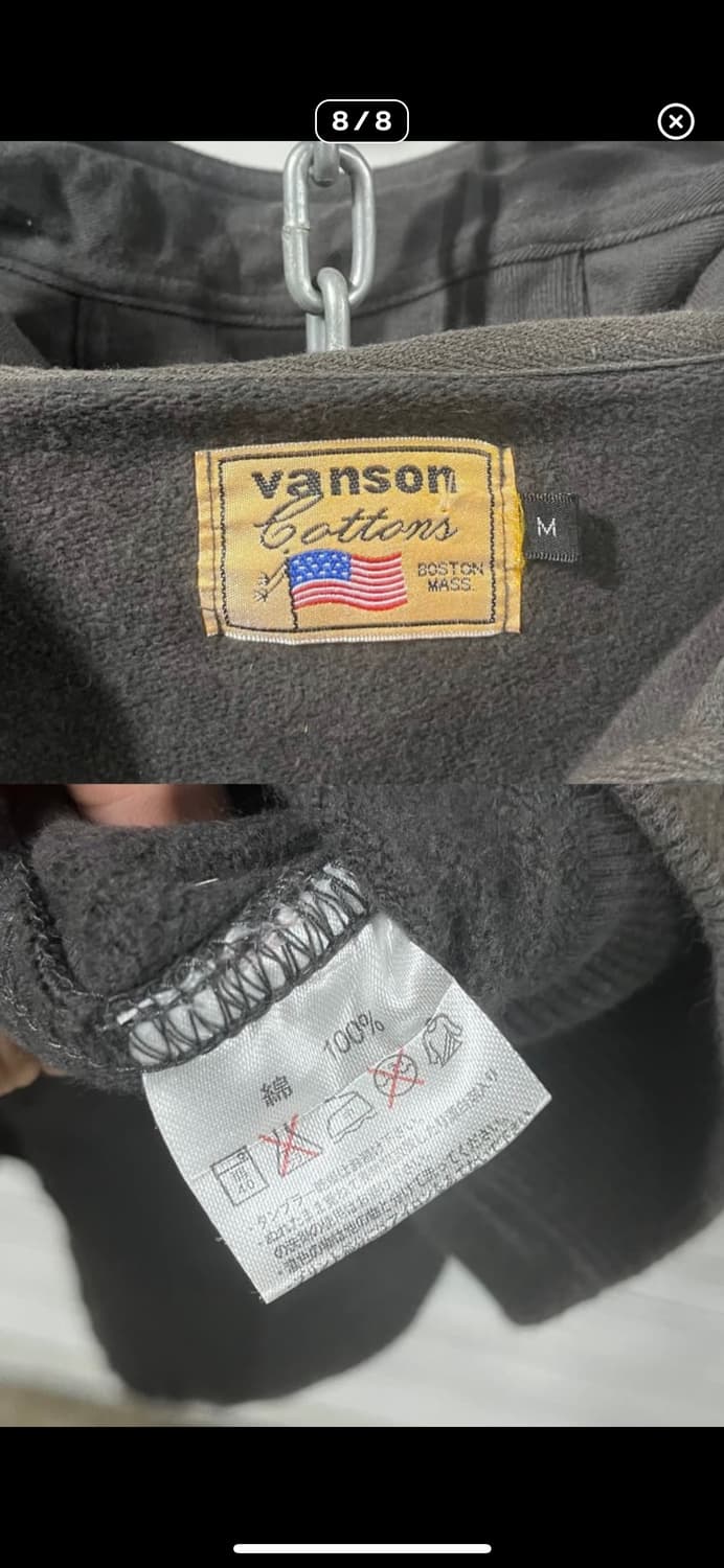 Vanson Leathers skull bone hood jacket 상품이미지4